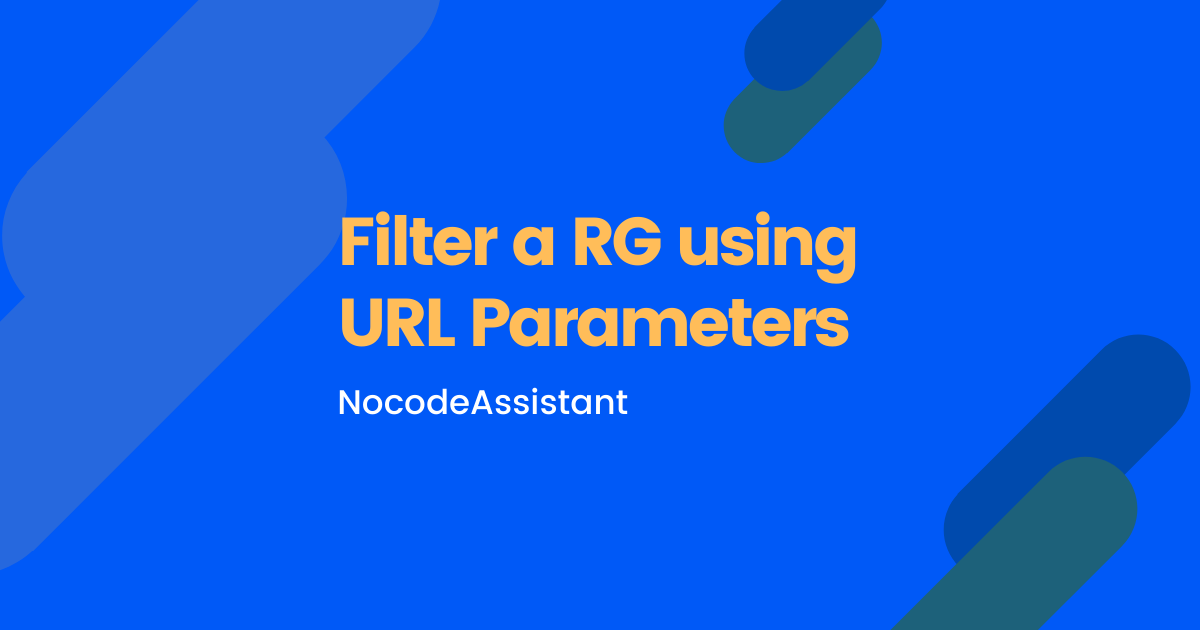 Filtering data using URL parameters in Bubble