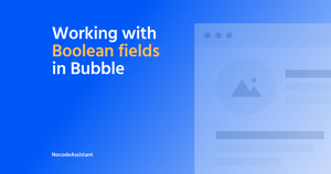 Working with Boolean fields in Bubble